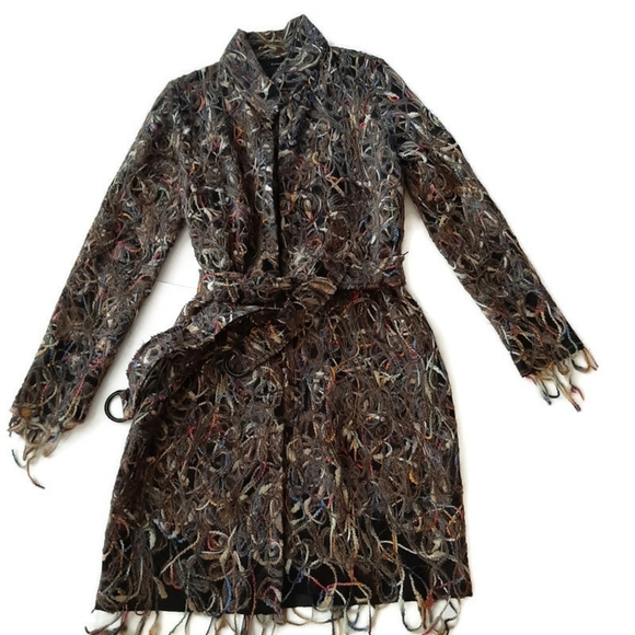 Poleci Jackets & Blazers - POLECI boutique modern chic textural duster …